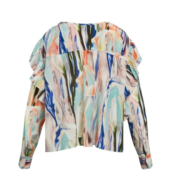 Catherine Gee Bella Blouse - Abstract Orchid size medium - Picture 3 of 7